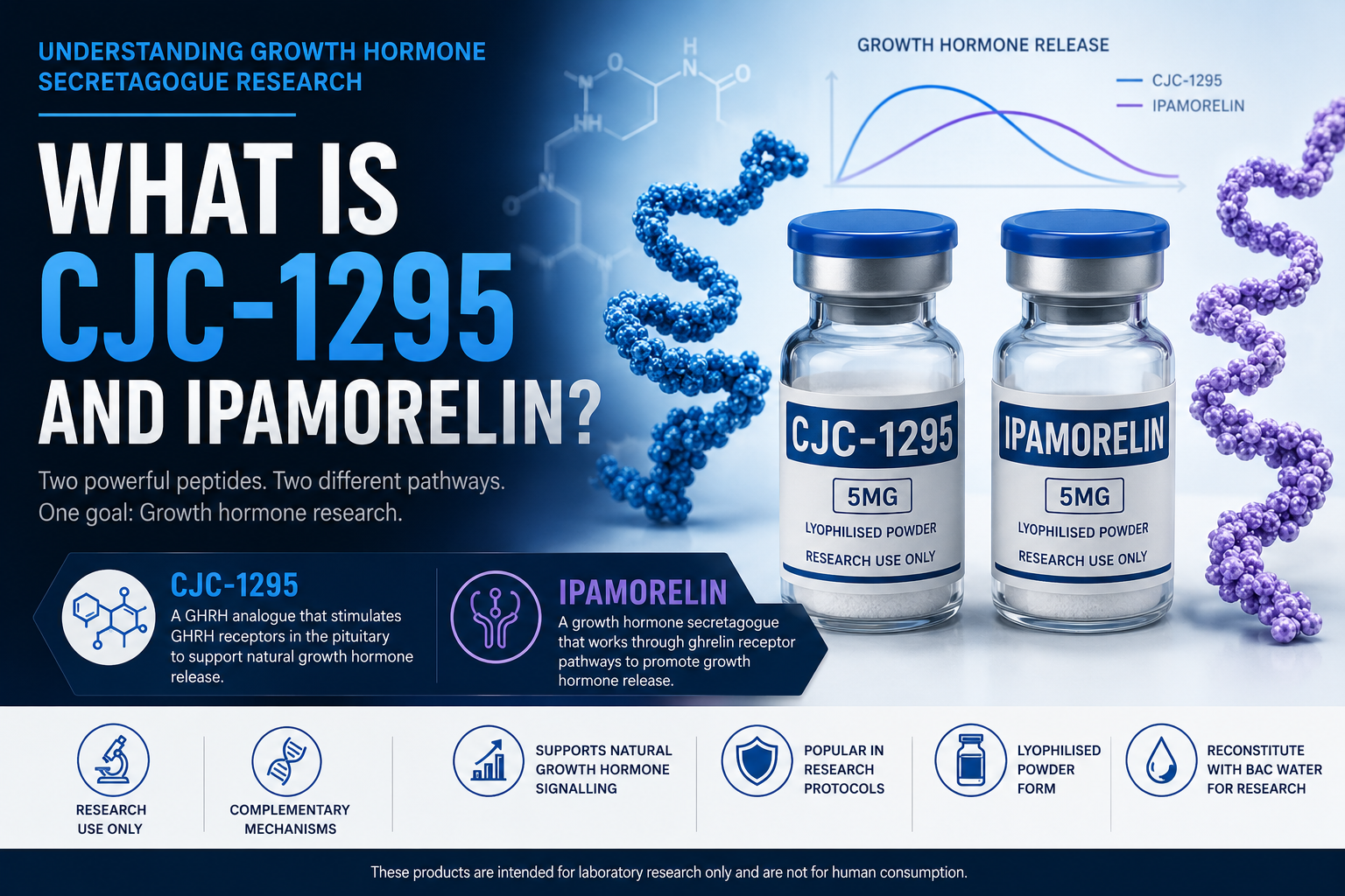 What Is CJC-1295 and Ipamorelin? Understanding Growth Hormone Secretagogue Research