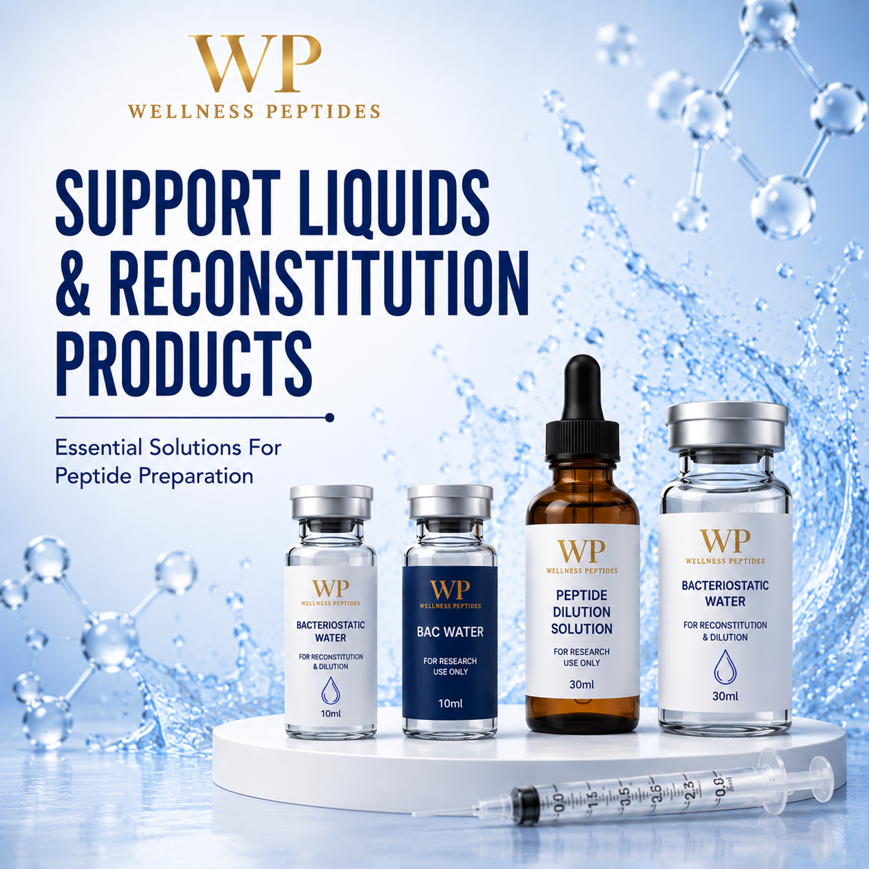 Support Liquids & Reconstitution Products