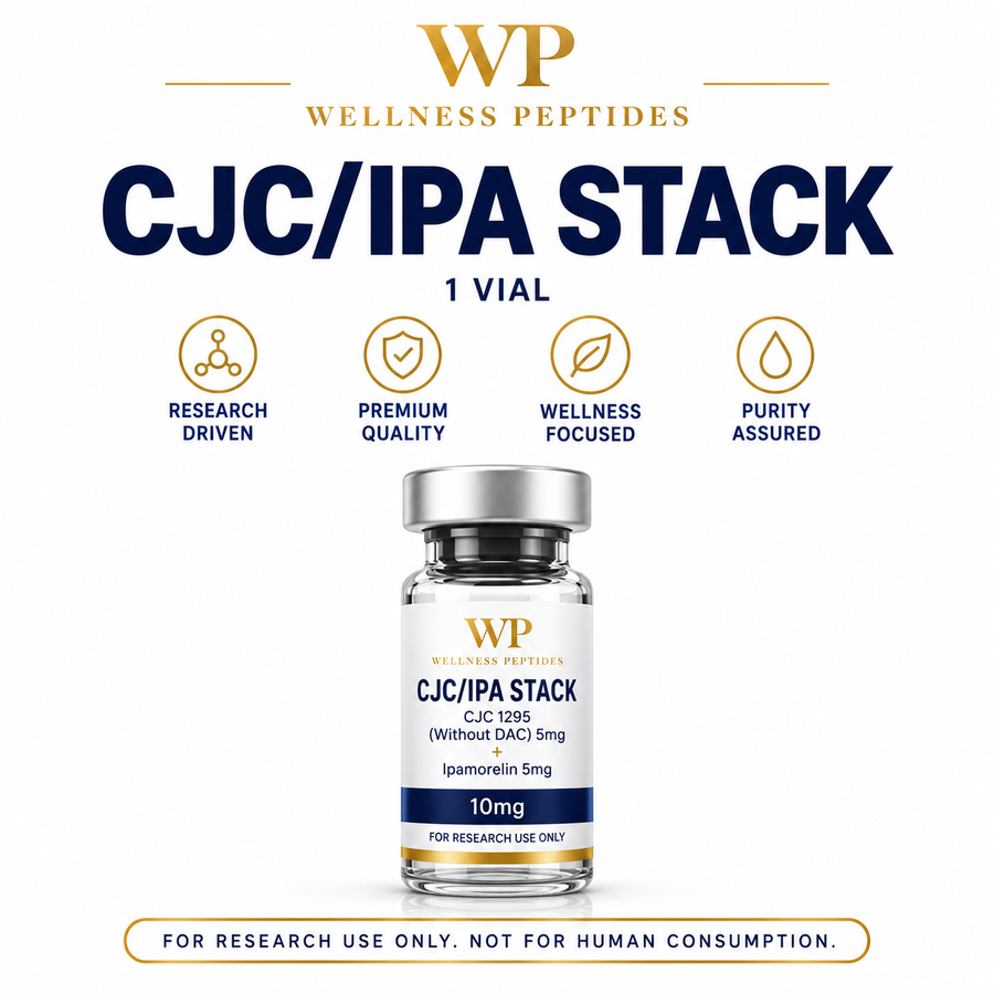 CJC/Ipa Stack- (CJC-1295 (Without DAC) 5mg + Ipamorelin 5mg)