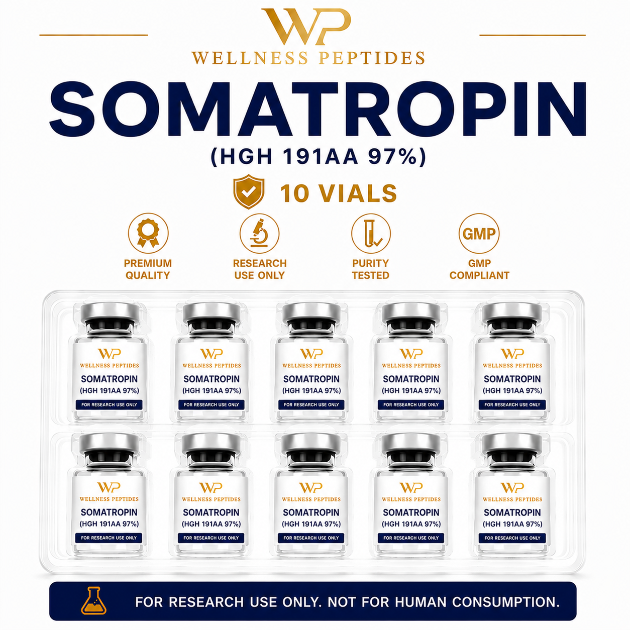 Somatropin (HGH 191AA 97%)