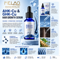 Melao GHK-Cu & AHK-Cu Hair Growth Serum 30mL (Twin Pack)