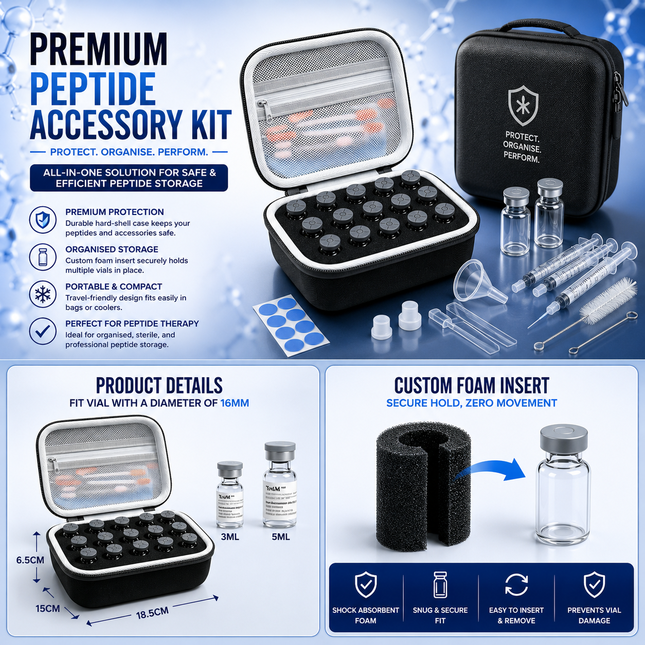 Peptide Travel Case