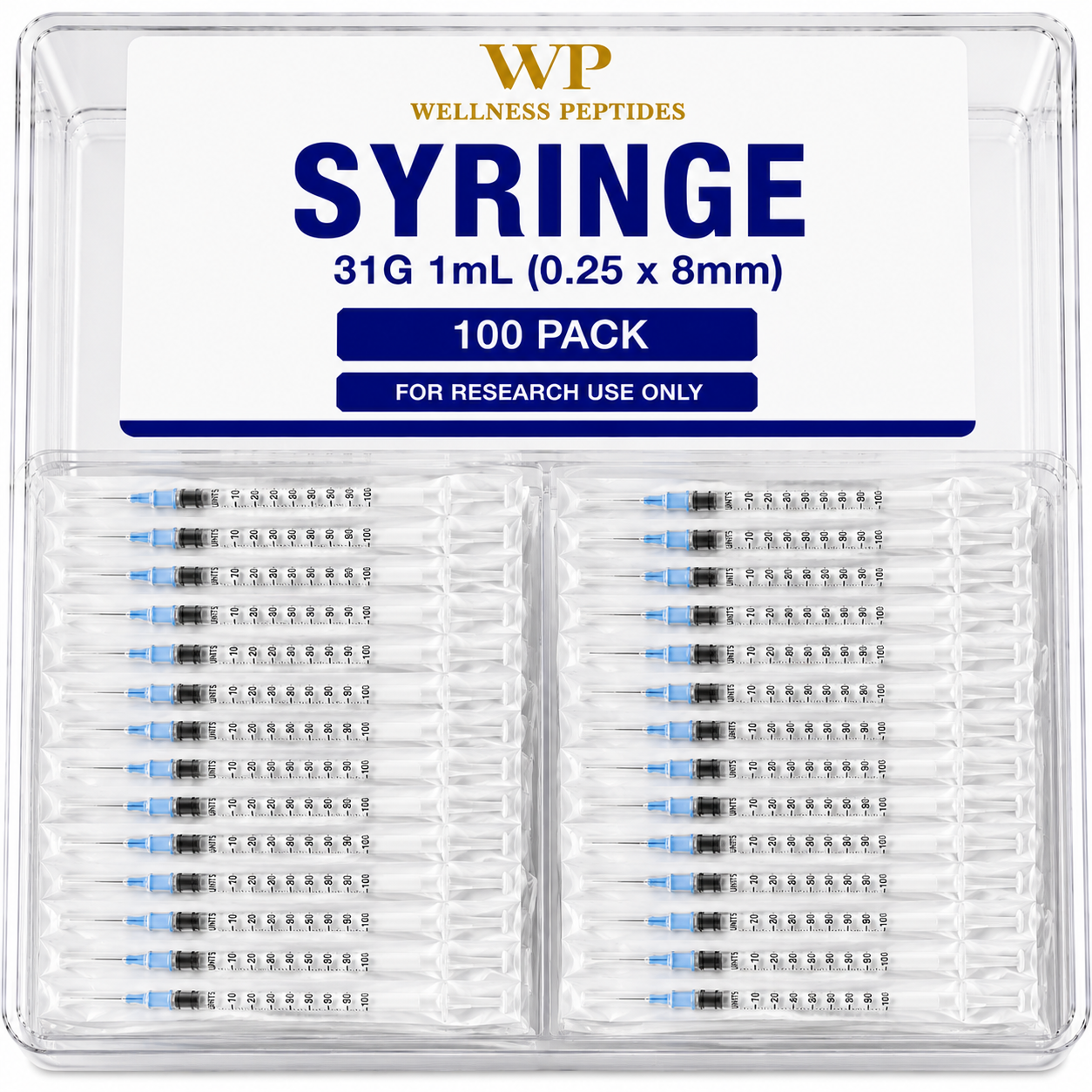 Syringe 31G 1mL (0.25 x 8mm)