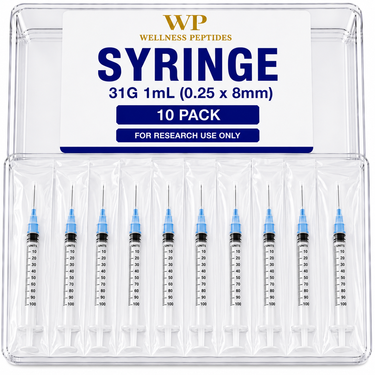 Syringe 31G 1mL (0.25 x 8mm)