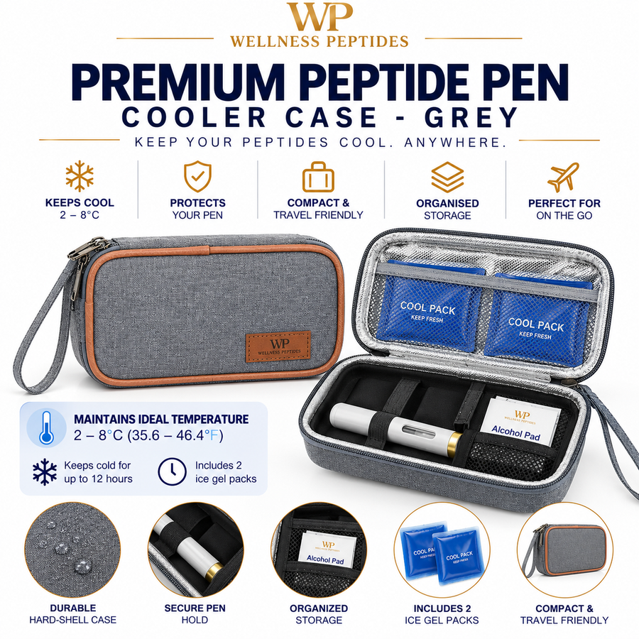 Premium Insulated Pen Cooler Case – Grey